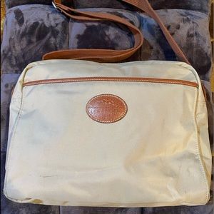 Longchamp Travel Bag with shoulder adjustable strap.  Attach to suitcase handle